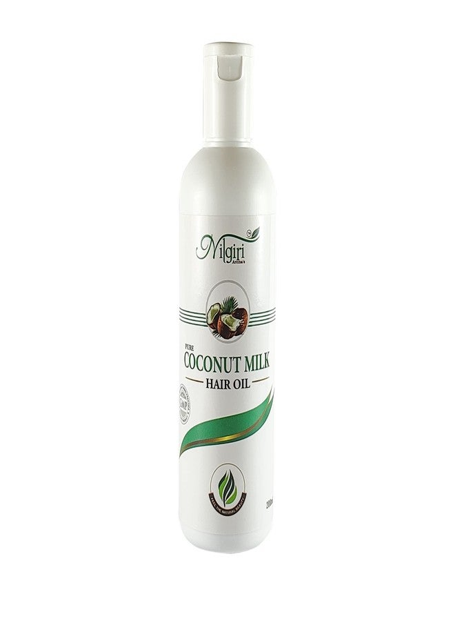 Nilgiri Aromas Pure Coconut Milk Hair Oil 200ml - Image 2
