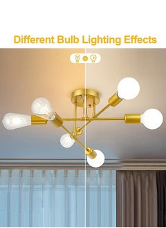 Haikomin Modern Chandelier Simple Home Decor Lighting LED Bulbs Ceiling Lamp For Bedroom Dining Room Living Room Pendant Lamp  - Image 2