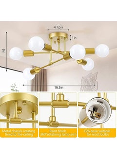 Haikomin Modern Chandelier Simple Home Decor Lighting LED Bulbs Ceiling Lamp For Bedroom Dining Room Living Room Pendant Lamp  - Image 5