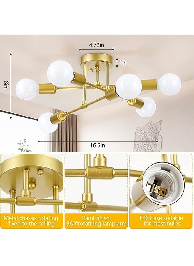 Haikomin Modern Chandelier Simple Home Decor Lighting LED Bulbs Ceiling Lamp For Bedroom Dining Room Living Room Pendant Lamp  - Image 5