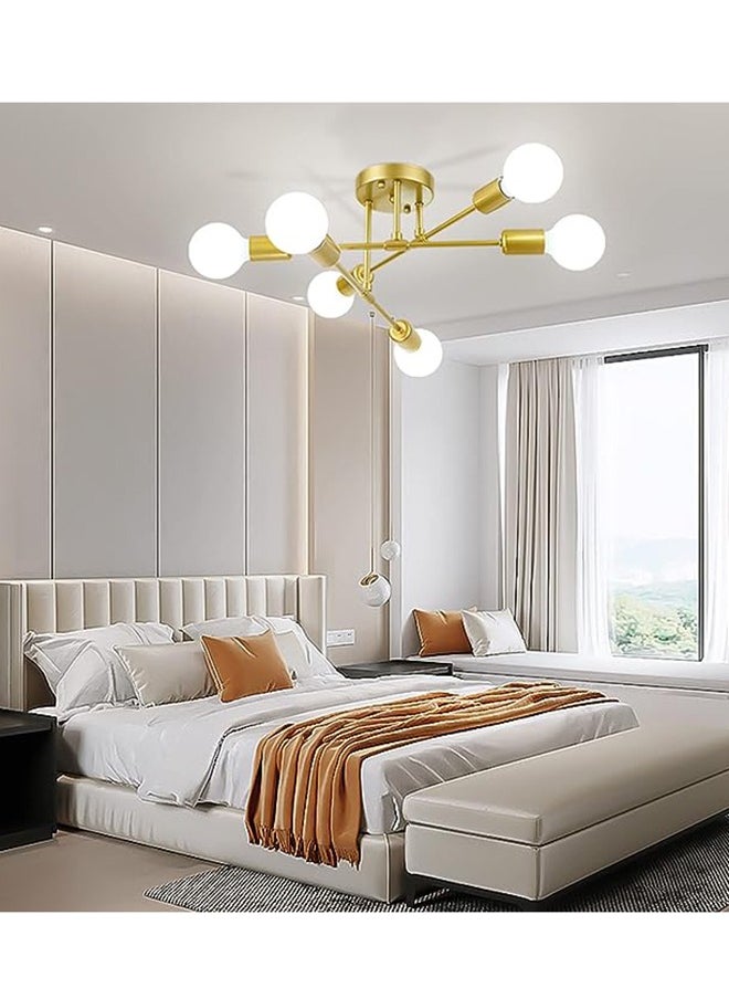 Haikomin Modern Chandelier Simple Home Decor Lighting LED Bulbs Ceiling Lamp For Bedroom Dining Room Living Room Pendant Lamp  - Image 4