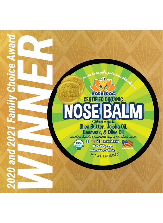 Bodhi Dog - Bodhi Dog Nose Balm | Moisturizes & Soothes Dry Noses | Protect & Restore Cracked & Chapped Dog Noses | USDA Certified Organic Nose Balm for Dogs & Cats (Nose Balm, 2 oz) - Image 1