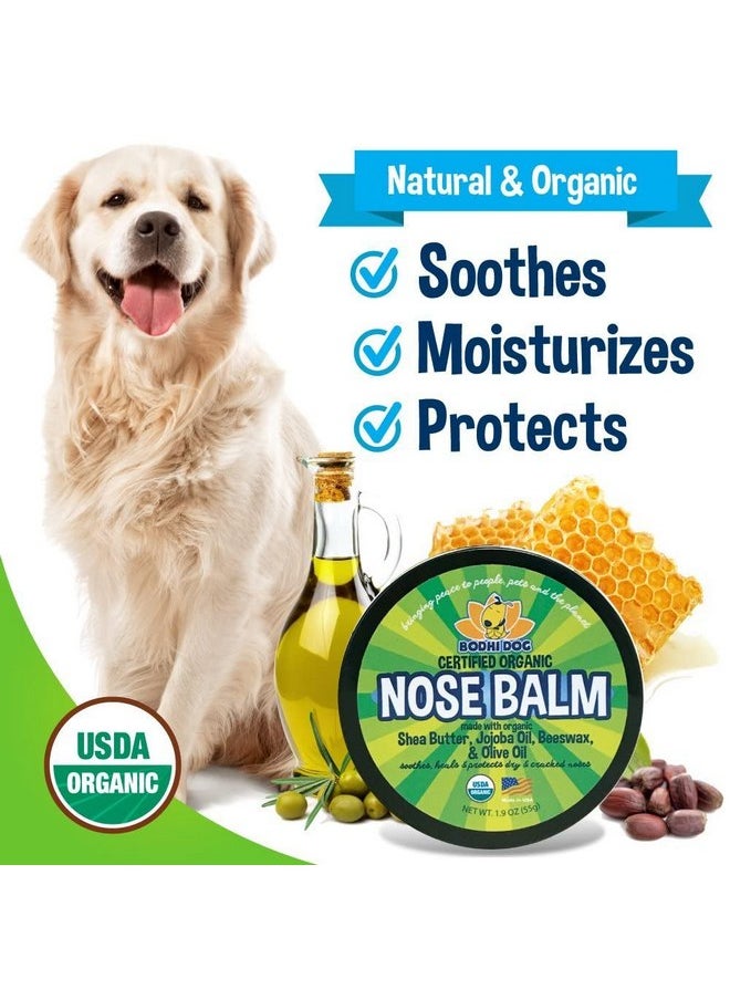Bodhi Dog - Bodhi Dog Nose Balm | Moisturizes & Soothes Dry Noses | Protect & Restore Cracked & Chapped Dog Noses | USDA Certified Organic Nose Balm for Dogs & Cats (Nose Balm, 2 oz) - Image 1