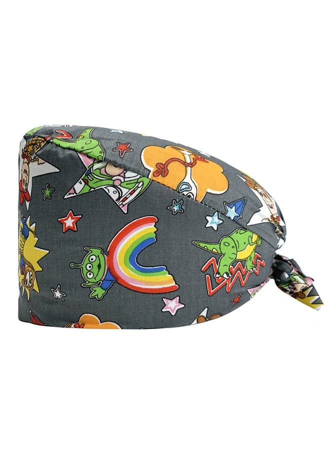 NIBEMINENT Adjustable Medical Scrubs Hats Lab Working Cap Surgicals Hat Nurse Dentist Nursing Accessories Scrub Caps Cook Head Over Hats