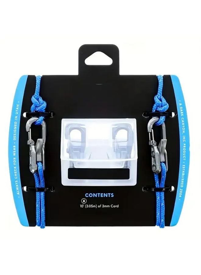 1pc Heavy Duty Rope Tightening Tool With Carry Case 3Mm Nylon Cord Ergonomic Handle Metal Clamp For Cargo Control Camping Hiking Outdoor - Image 2