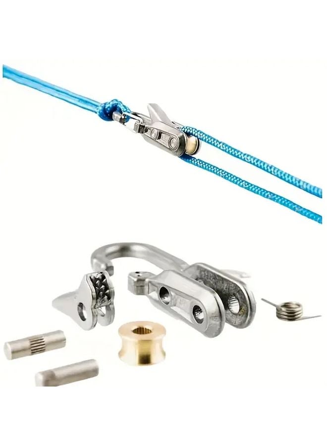 1pc Heavy Duty Rope Tightening Tool With Carry Case 3Mm Nylon Cord Ergonomic Handle Metal Clamp For Cargo Control Camping Hiking Outdoor - Image 5