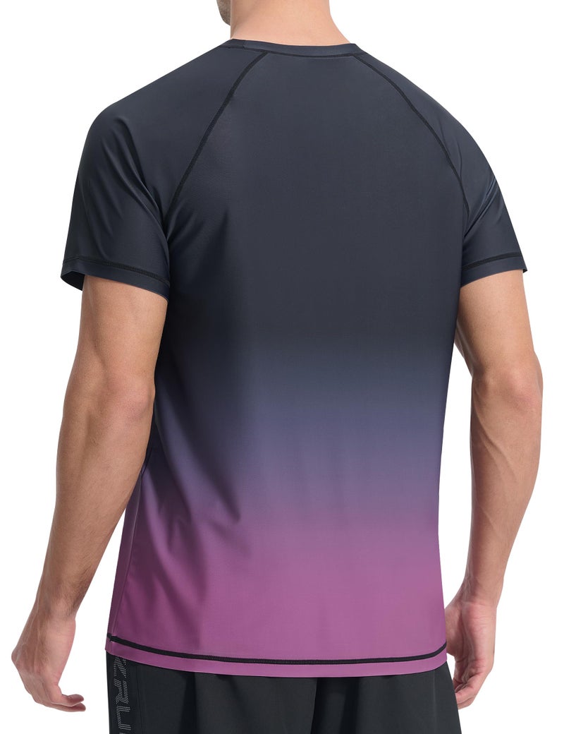 EZRUN Men's Rash Guard Swim Shirts Summer UPF 50+ UV Sun Protection Quick Dry Beach Fishing Water Shirts T Shirts for Men - Image 3