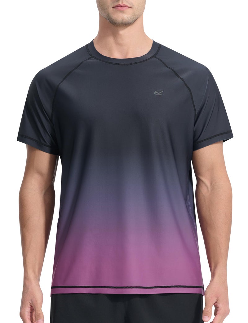 EZRUN Men's Rash Guard Swim Shirts Summer UPF 50+ UV Sun Protection Quick Dry Beach Fishing Water Shirts T Shirts for Men - Image 1