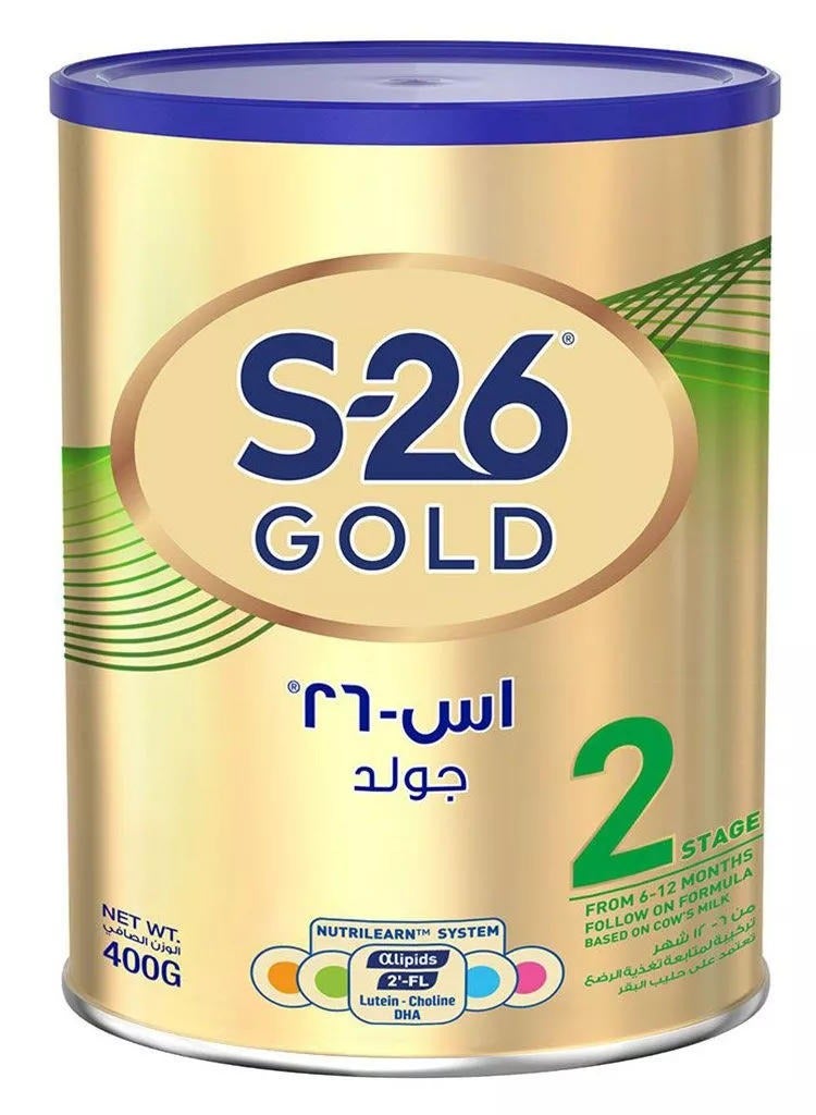 S.26 حليب بودرة جولد المرحلة الثانية 400 جرام - Image 1