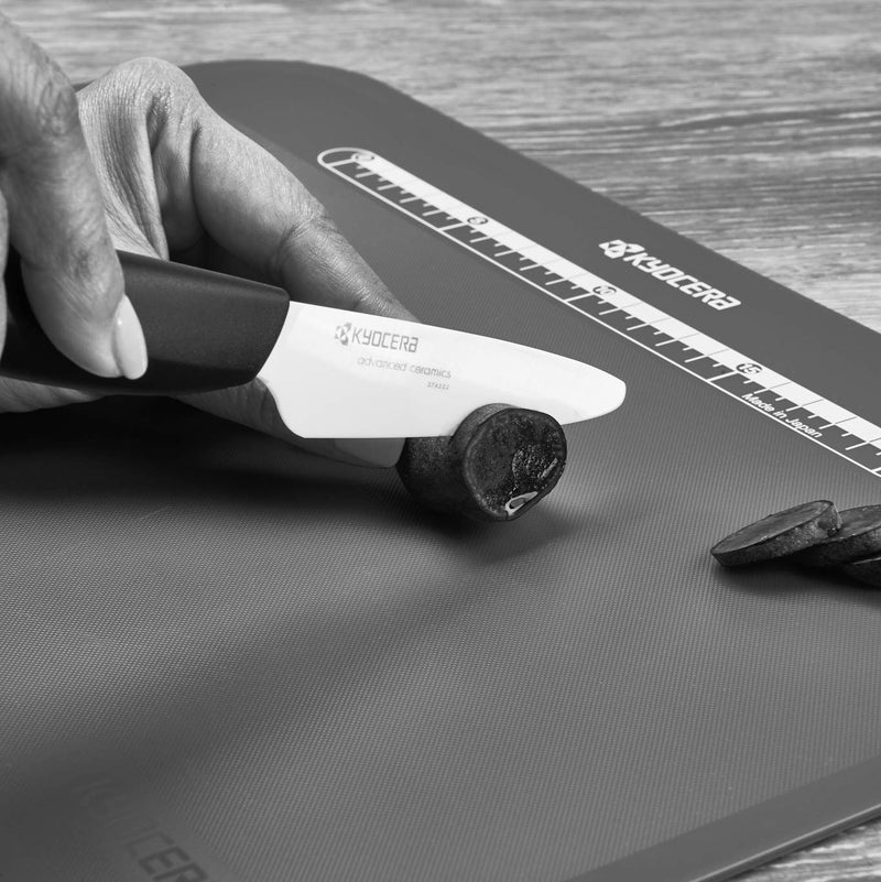 Kyocera Advanced Ceramic Revolution Series 3-inch Paring Knife, Black Blade - Image 3