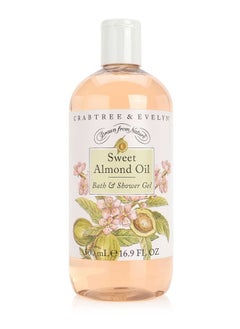 Crabtree & Evelyn Crabtree & Evelyn Bath and Shower Gel, Sweet Almond Oil, 16.9 Fl Oz 