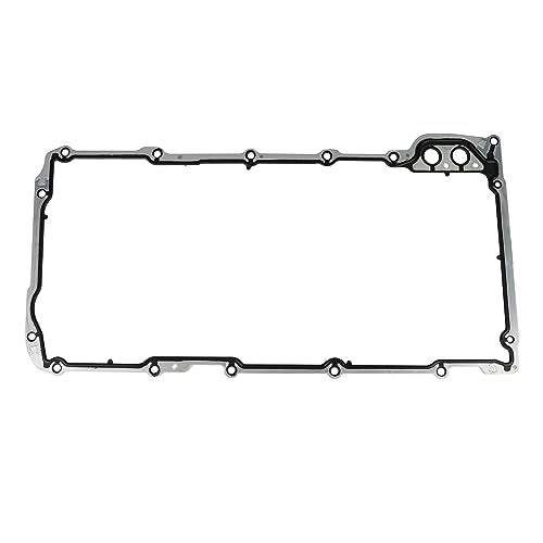 YIDEZU Oil Pan Gasket fit for Chevy Silverado Suburban Tahoe Trailblazer GMC Sierra Pontiac 4.8 5.3 5.7 6.0 LS1 LS2 LS3 LM7 LQ4 OS30693R 12612350 (Black) - Image 1