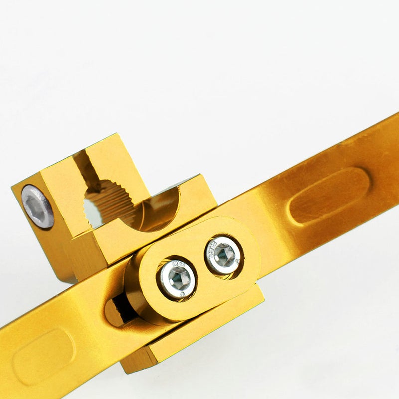 2pcs Universal Motorcycle Aluminum Alloy Dual 2 Way Gear Lever Footrest Pedal Shifter Motorcycle Accessories (Golden) - Image 3