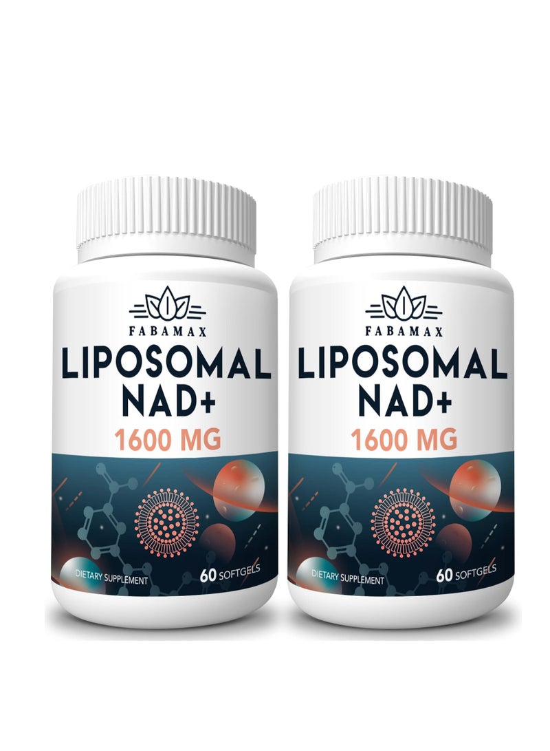 Fabamax Liposomal Nad+ 1600mg 60Softgels pack of 2 - Image 1