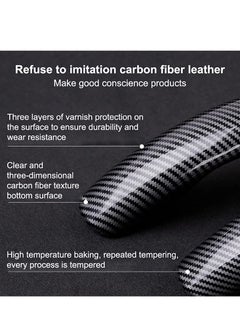 KASTWAVE Car Steering Wheel Cover Carbon Fiber Universal Automobile Interior Accessories Sport Non Slip Protector For Diameter  - Image 3