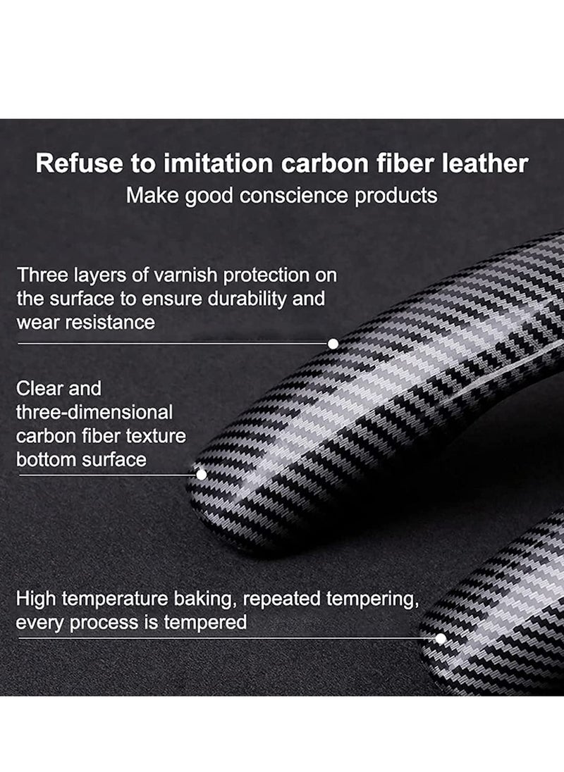 KASTWAVE Car Steering Wheel Cover Carbon Fiber Universal Automobile Interior Accessories Sport Non Slip Protector For Diameter  - Image 3
