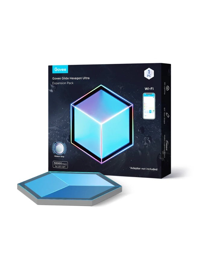 Govee Glide Hexagon Ultra Smart Light Panel Expansion Pack, 1 Piece