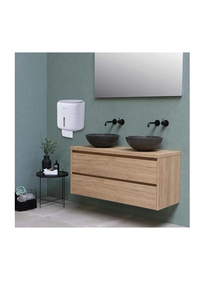 Toilet Roll Holder Without Drilling Required, Toilet Roll Holder and Dispenser for Bathroom / Toilet, Self-Adhesive Toilet Paper Holder with Small Drawer – Waterproof/Dustproof - pzsku/Z76D9A23FC2BB41882C0BZ/45/_/1734606799/8ecd52a5-9ecd-46b4-a5f0-aad40818793e