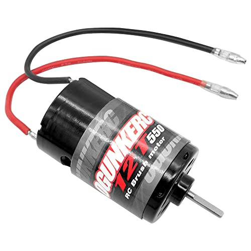 OGUNKE OGRC Motor 550 12T Brushed Motor for Traxxas Slash Redcat ARRMA AXIAL HSP HPI Wltoys Kyosho HELION 1/10 Scale RC Truck (12T) - Image 1