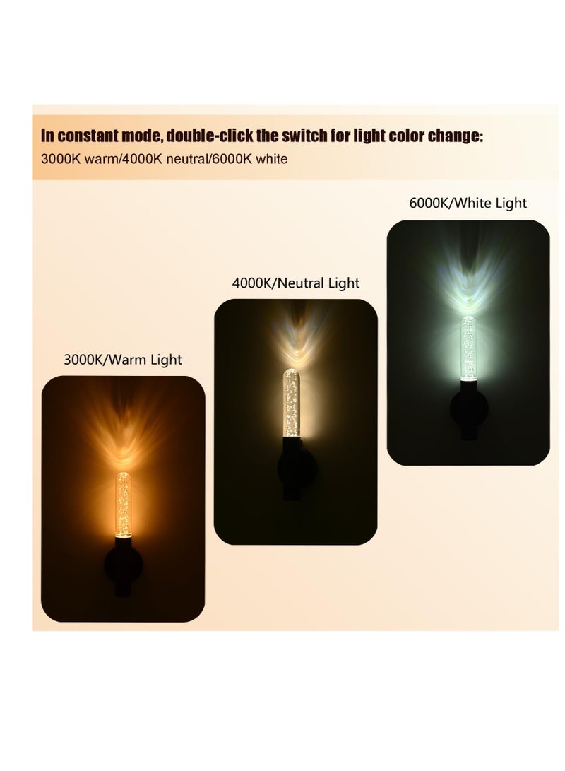 إكسفور Motion Sensor Night Light, Rechargeable Smart Portable Sensor Night Light, Warm White Dimmable Nightlight, Stick-On Magnet Wall Lights, for Bedroom, Stair, Hallway, Kitchen (Walnut) - Image 3