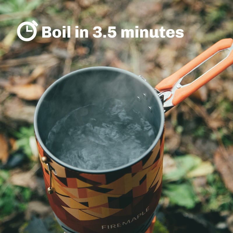 Fire-Maple Fixed Star X2 Backpacking and Camping Stove System Outdoor Propane Camp Cooking Gear Portable Pot Jet Burner Set Ideal for Hiking, Trekking, Fishing, Hunting Trips and Emergency Use - Image 5