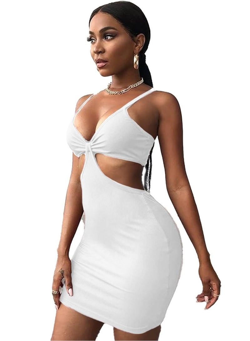 MANIKAN MANIKAN women's Dress with Open Back made of soft lycra  - Image 1