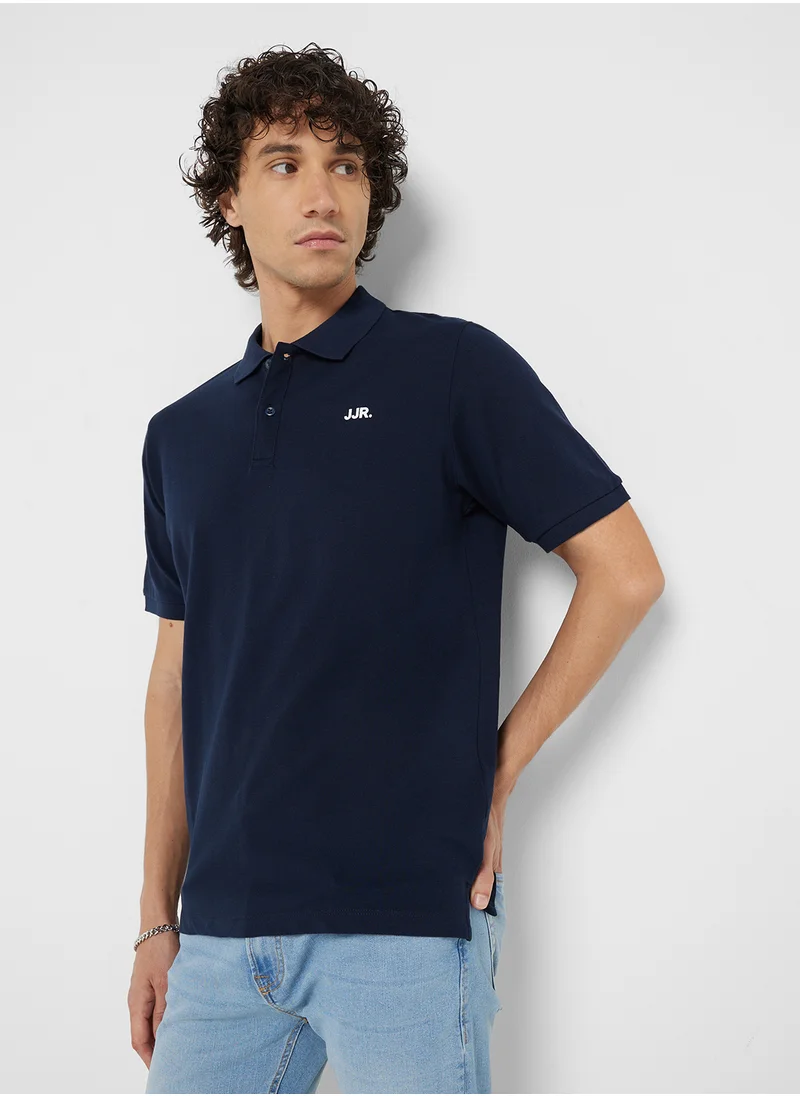 JJ Rebel Jrebrebel Logo Polo Shirt