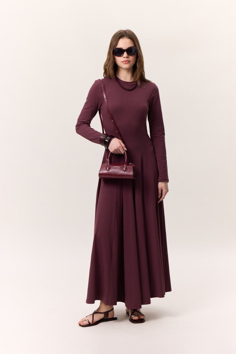 Manuka Burgundy Maxi Dress  - Image 2