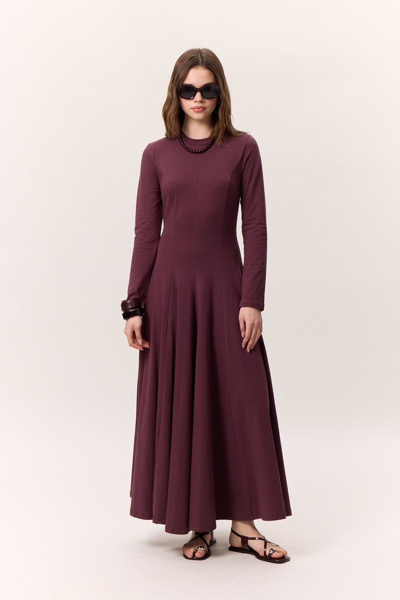 Manuka Burgundy Maxi Dress  - Image 4