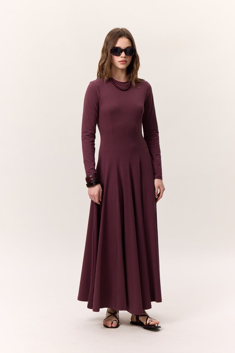 Manuka Burgundy Maxi Dress  - Image 5