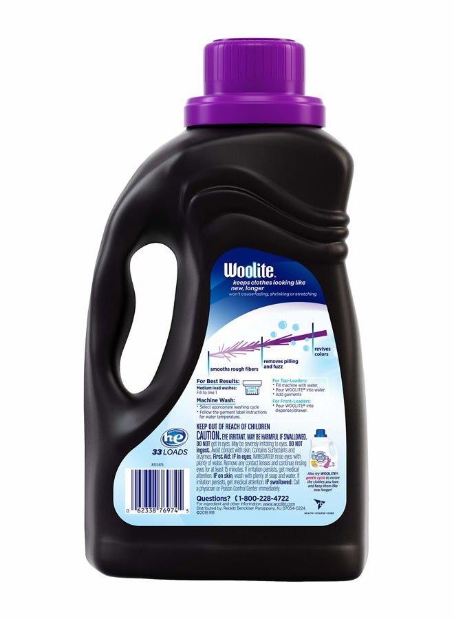 Woolite Dark Care Laundry Detergent, Midnight Breeze Scent, 50 oz/ 33 Loads *Packaging May Vary* (Pack of 2) - Image 2