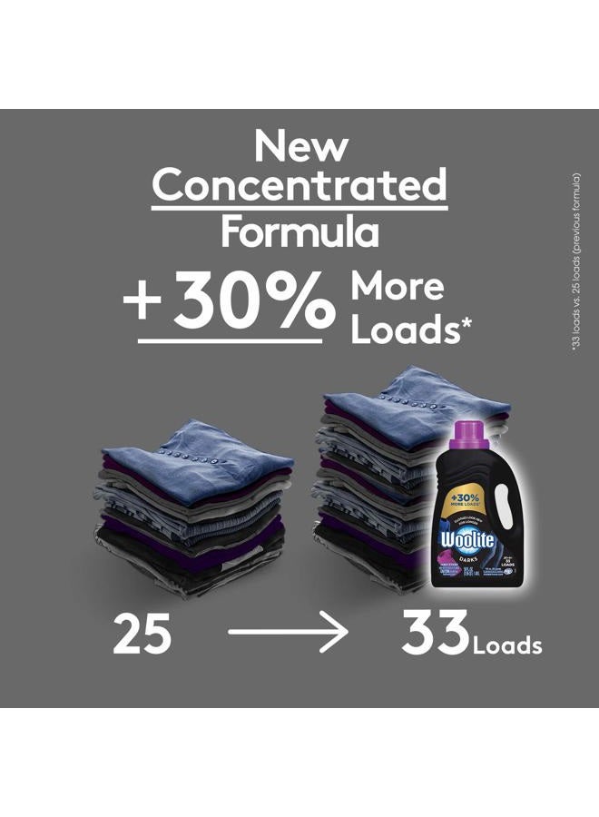 Woolite Dark Care Laundry Detergent, Midnight Breeze Scent, 50 oz/ 33 Loads *Packaging May Vary* (Pack of 2) - Image 5