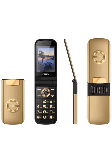 Unlocked Flip Phone for Seniors & Kids - Dual SIM 2G GSM Cell Phone with Big Buttons, Large Display & Loud Speaker, 4800mAh Long Battery Life, SOS Emergency Button, Easy-to-Use Feature Phone
