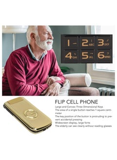 Hope Unlocked Flip Phone for Seniors & Kids - Dual SIM 2G GSM Cell Phone with Big Buttons, Large Display & Loud Speaker, 4800mAh Long Battery Life, SOS Emergency Button, Easy-to-Use Feature Phone  - Image 3