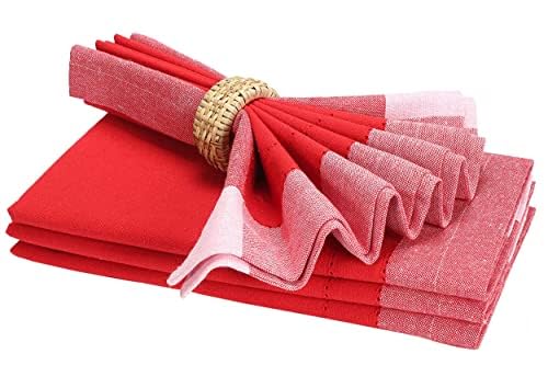 Homidate Cloth Dinner Napkins Machine Washable Reusable Fabric Napkins for Weddings Parties Table Decorations - Image 1
