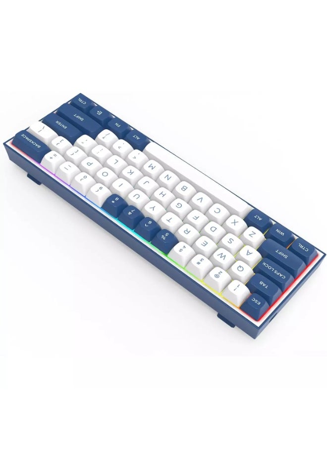 K717 ALCOR PRO Custom QMK/VIA Wireless, Bleutooth, Wired Gaming Keyboard & 3-Layer Noise Dampening, Custom Linear Switch
