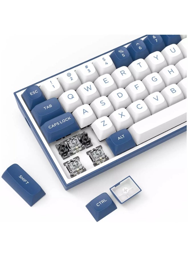 K717 ALCOR PRO Custom QMK/VIA Wireless, Bleutooth, Wired Gaming Keyboard & 3-Layer Noise Dampening, Custom Linear Switch