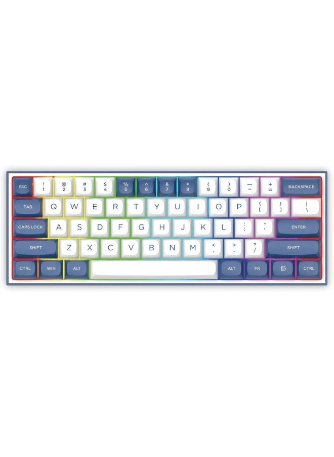 K717 ALCOR PRO Custom QMK/VIA Wireless, Bleutooth, Wired Gaming Keyboard & 3-Layer Noise Dampening, Custom Linear Switch