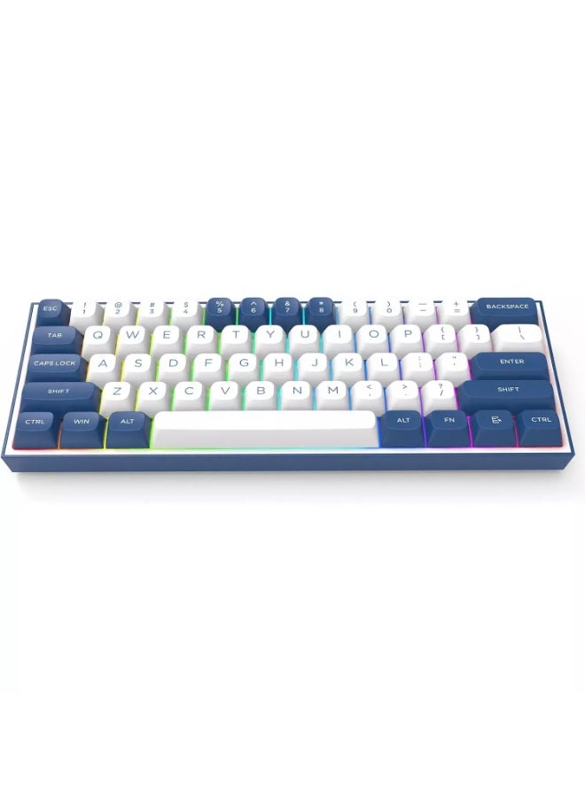 K717 ALCOR PRO Custom QMK/VIA Wireless, Bleutooth, Wired Gaming Keyboard & 3-Layer Noise Dampening, Custom Linear Switch