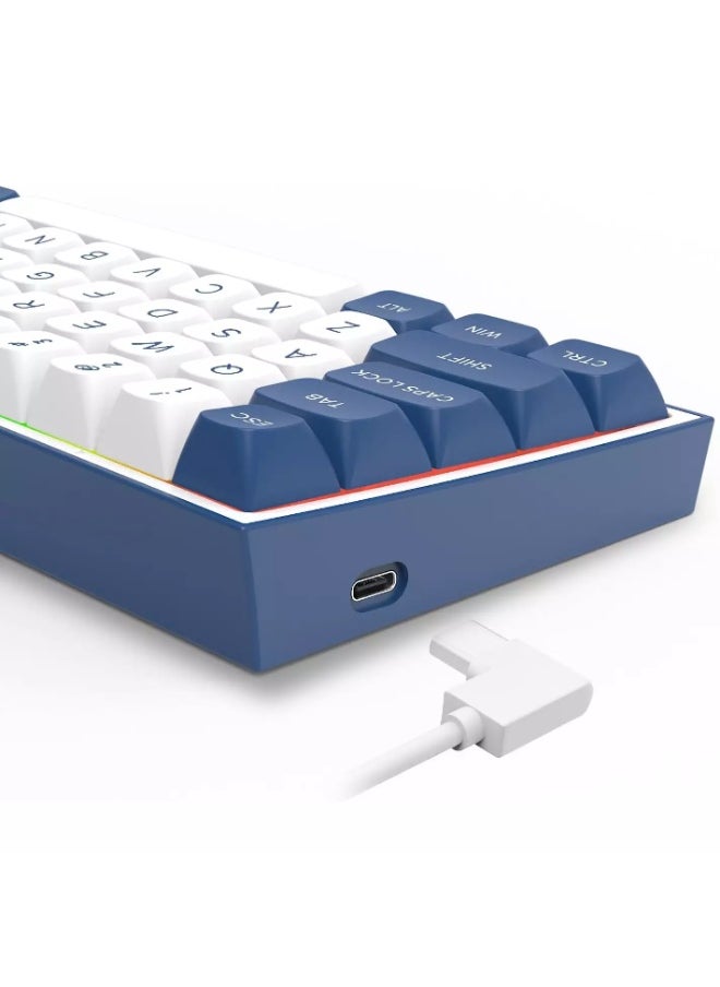 K717 ALCOR PRO Custom QMK/VIA Wireless, Bleutooth, Wired Gaming Keyboard & 3-Layer Noise Dampening, Custom Linear Switch