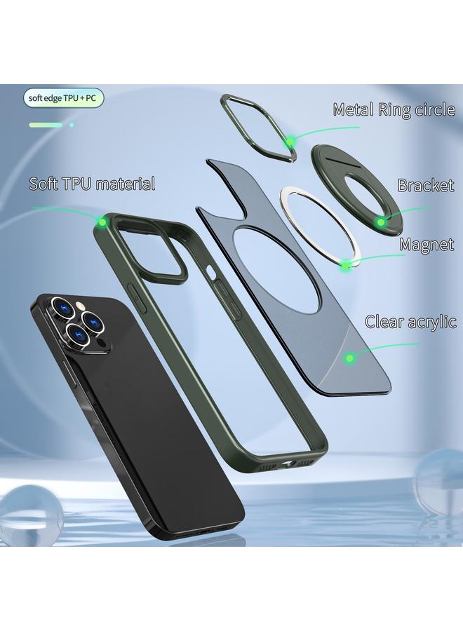 Zaboon Case For iPhone 12 Pro Max Rotating Ring Magnetic Holder Phone Case - Image 4