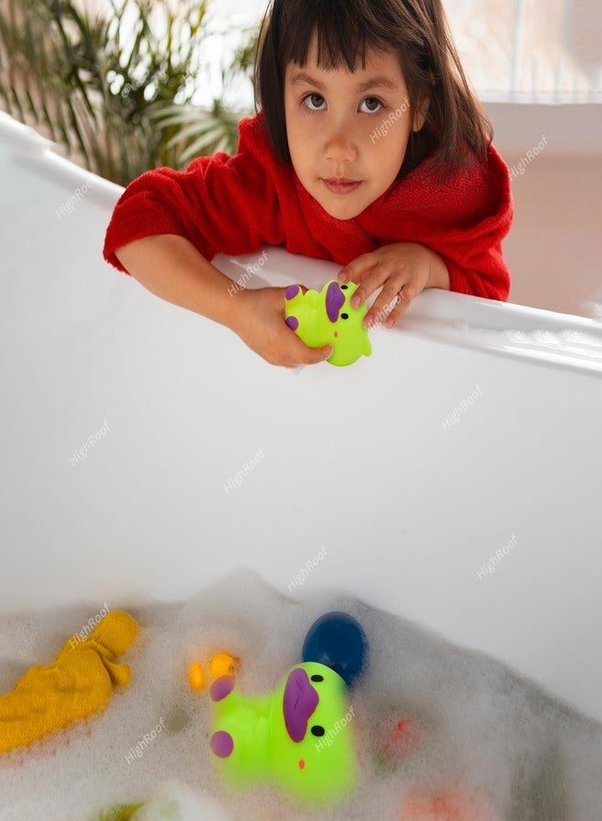 HighRoof Squzzey Animal Good As Bath Toys Squeaky Floating Animal Chu Chu Toys for Delightful Toddler Bathing Toys (Pack of 3pc) - Image 5