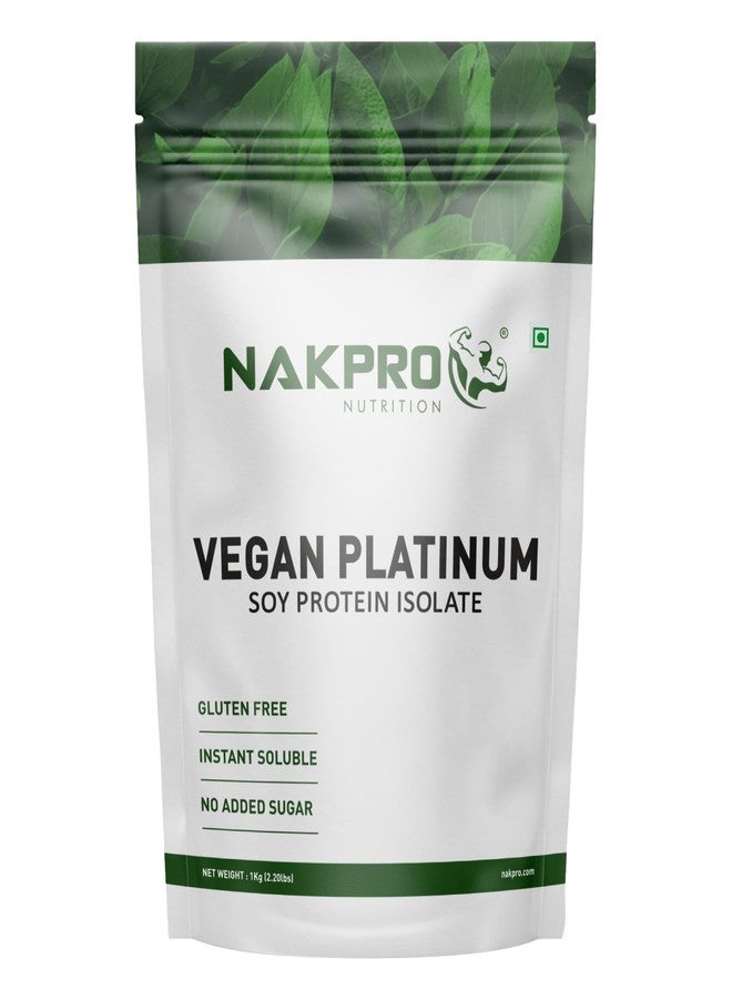 NAKPRO NUTRITION Soy Protein Isolate | 1kg Chocolate | 25.3g Protein | Plant Based Protein Powder | All Essential Amino Acids for Support and Recovery - Image 1