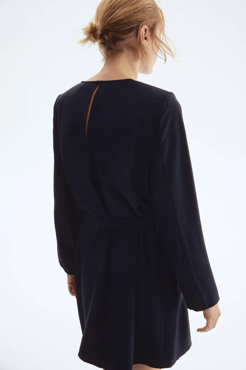 اتش اند ام فستان بحزام ربط