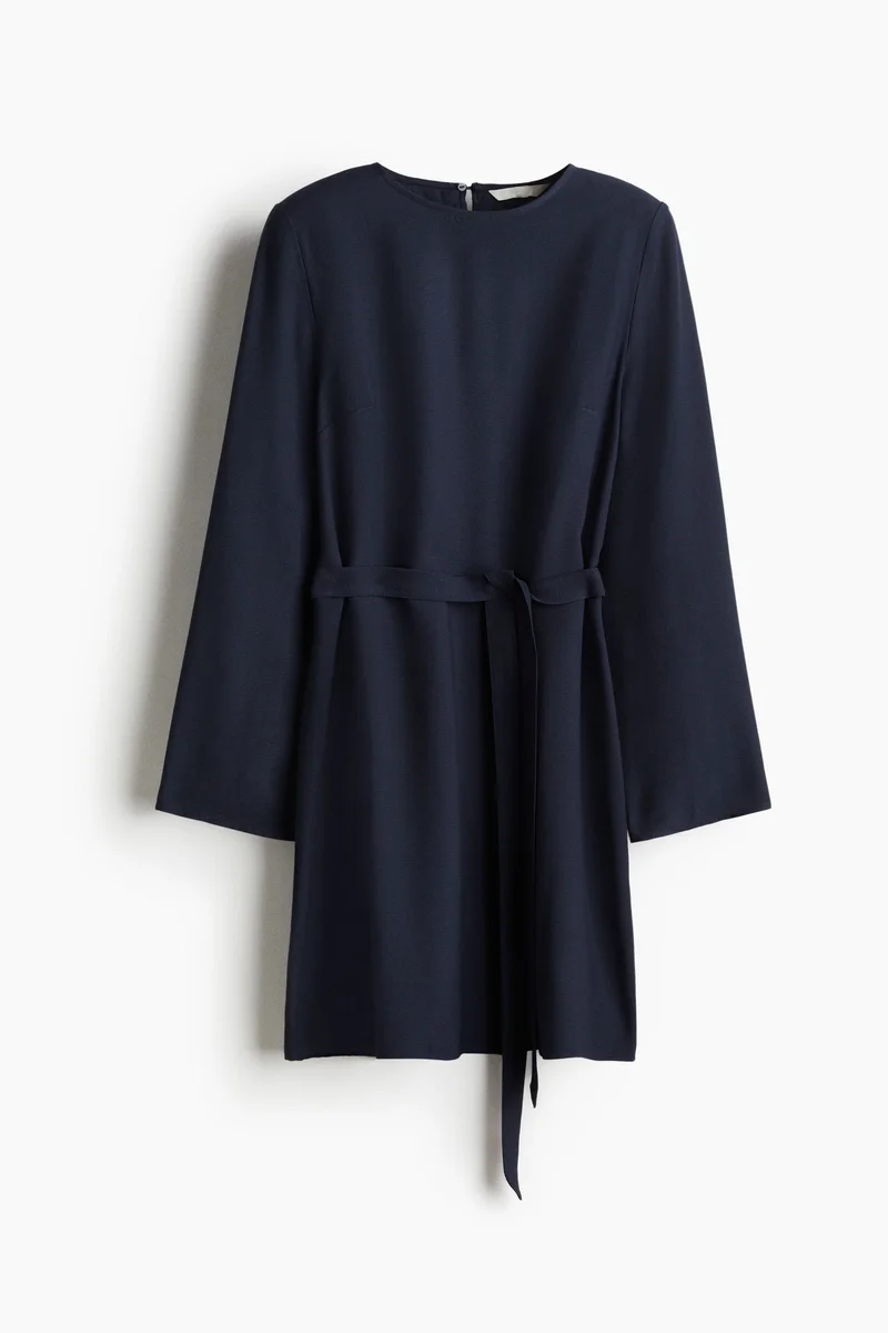 اتش اند ام فستان بحزام ربط