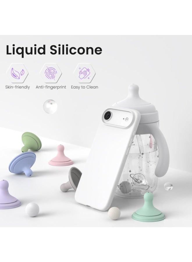 Case for iPhone 17 Air Soft Liquid Silicone Gel Case Full Body Shockproof Protection Matte Finish Cover Soft Microfiber Lining Cushion Slim Back Case for iPhone 17 Air - Image 5