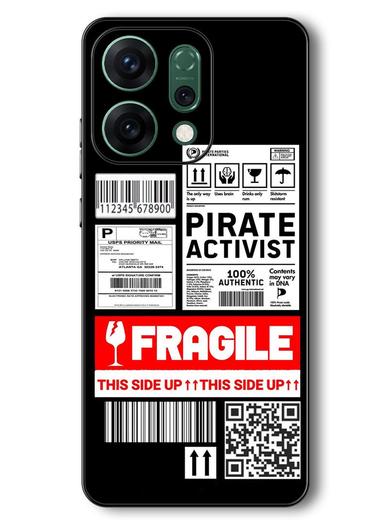 Theodor Case Compatible with Oppo Reno 14 6.59 Inch Protection Shockproof Bumper Cover Private Activist - Image 1