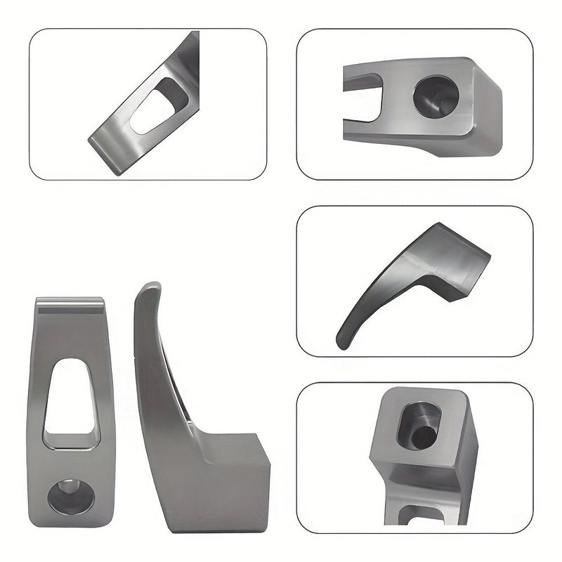 Electric Scooter Front Hook Universal Luggage Hook Aluminum Alloy Anodized Hanging Hook for Electric Motorcycle Modification Black - Image 5