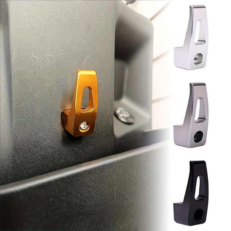 Electric Scooter Front Hook Universal Luggage Hook Aluminum Alloy Anodized Hanging Hook for Electric Motorcycle Modification Black - Image 2