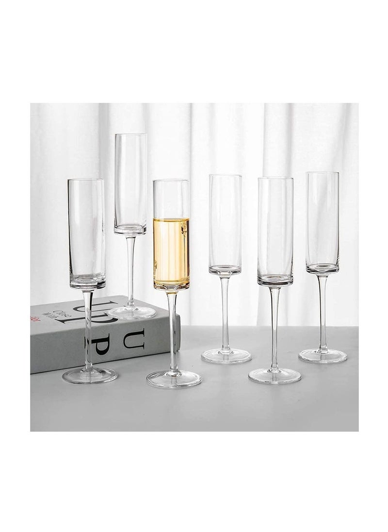 Generic - 6pcs Drink Glasses Attractive shape - Image 1